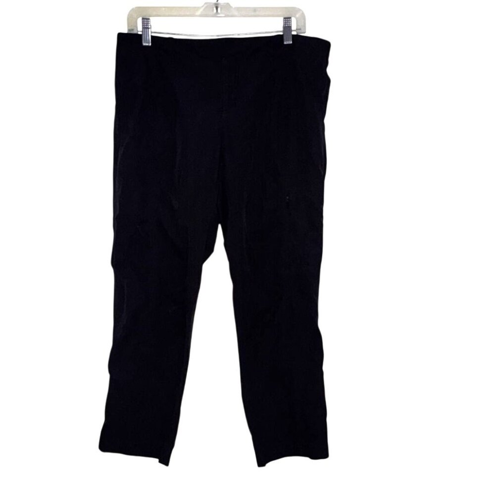 Kiland Womens Black Capri Pants Size 10 Stretch Lightweight Casual Wear